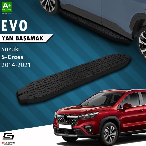 Suzuki SX4 2 S-Cross Evo Siyah Yan Basamak 173 Cm 2014-2021 A+ Kalite