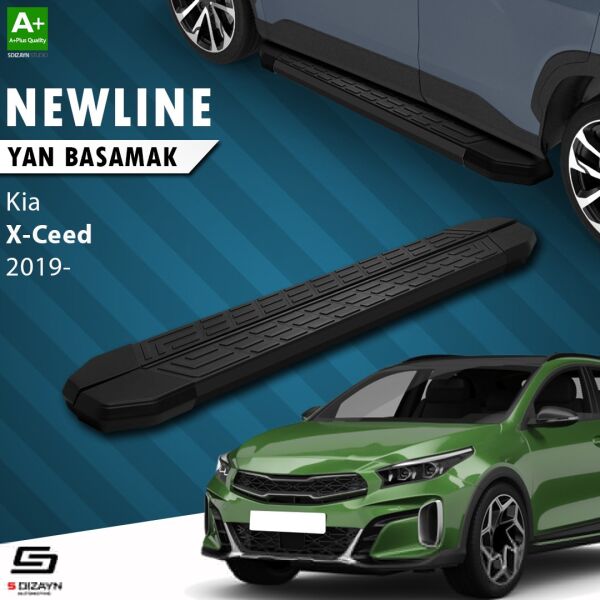 Kia XCeed NewLine Siyah Yan Basamak 183 Cm 2019 Üzeri A+ Kalite