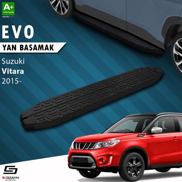 Suzuki Vitara 4 Evo Siyah Yan Basamak 163 Cm 2015 Üzeri A+ Kalite