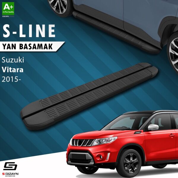 Suzuki Vitara 4 S-Line Siyah Yan Basamak 163 Cm 2015 Üzeri A+ Kalite