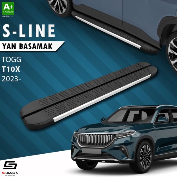 TOGG T10X S-Line Aluminyum Yan Basamak 203 Cm 2023 Üzeri A+ Kalite