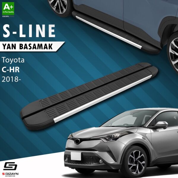 Toyota C-HR S-Line Aluminyum Yan Basamak 173 Cm 2018-2023 A+ Kalite