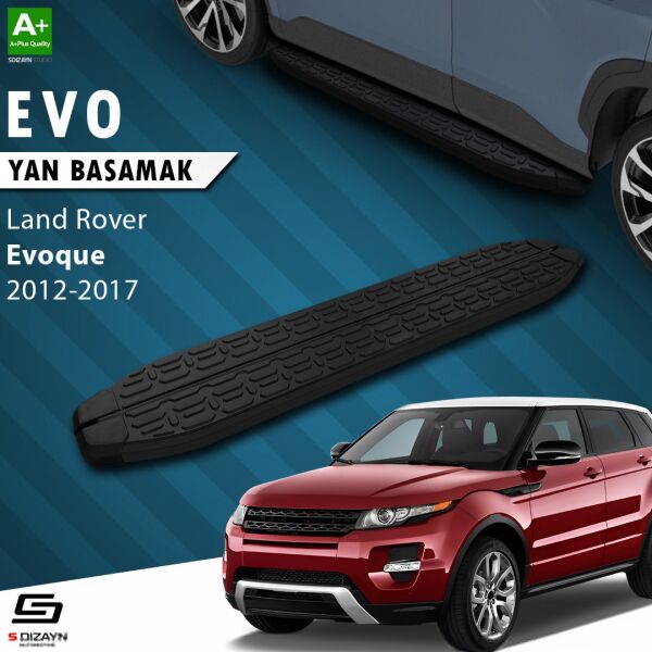 Land Rover Range Rover Evoque Evo Siyah Yan Basamak 173 Cm 2012-2017 A+ Kalite