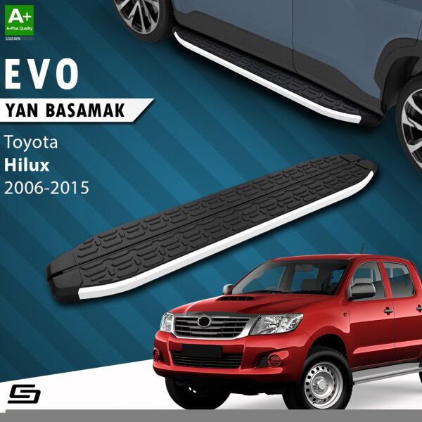 Toyota Hilux 7 Evo Aluminyum Yan Basamak 203 Cm 2006-2015 A+ Kalite