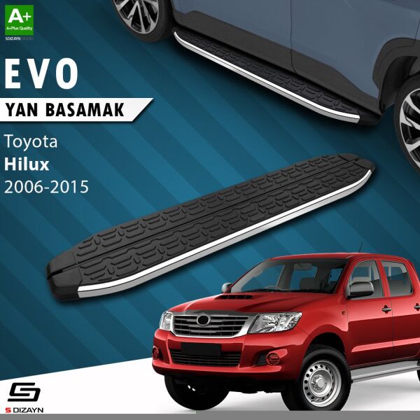 Toyota Hilux 7 Evo Krom Yan Basamak 203 Cm 2006-2015 A+ Kalite