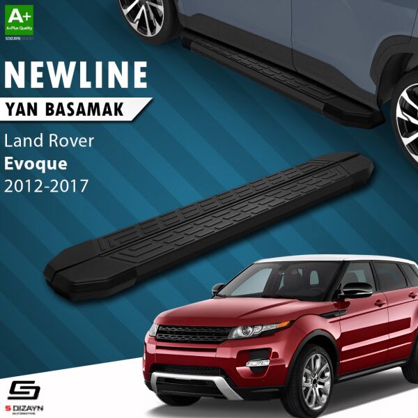 Land Rover Range Rover Evoque NewLine Siyah Yan Basamak 173 Cm 2012-2017 A+ Kalite