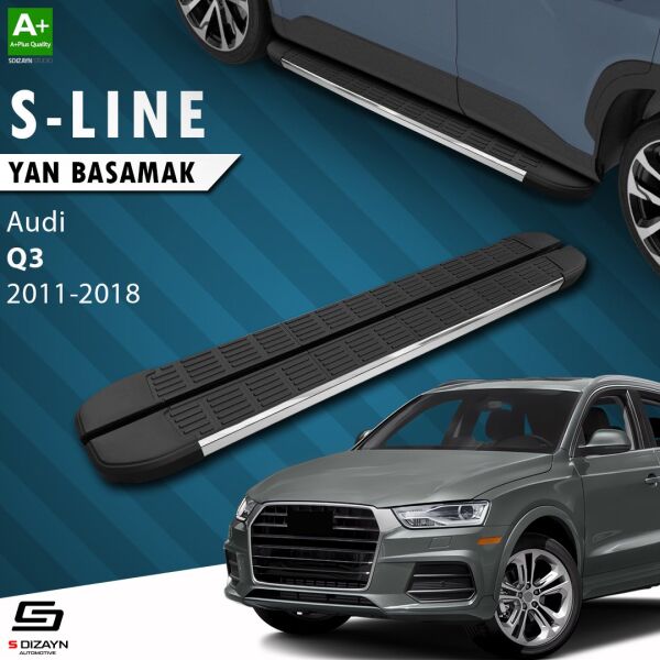 Audi Q3 8U S-Line Krom Yan Basamak 173 Cm 2011-2018 A+ Kalite