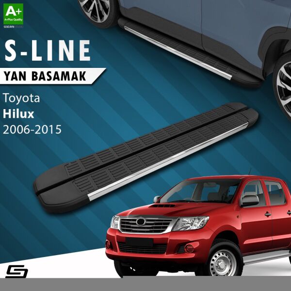 Toyota Hilux 7 S-Line Krom Yan Basamak 203 Cm 2006-2015 A+ Kalite