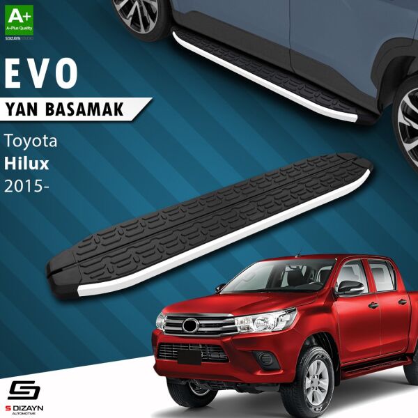 Toyota Hilux 8 Evo Aluminyum Yan Basamak 203 Cm 2015 Üzeri A+ Kalite