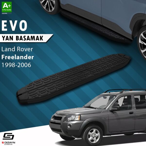 Land Rover Freelander Evo Siyah Yan Basamak 163 Cm 1998-2006 A+ Kalite