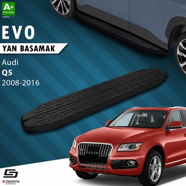 Audi Q5 Evo Siyah Yan Basamak 183 Cm 2008-2016 A+ Kalite