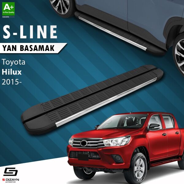 Toyota Hilux 8 S-Line Krom Yan Basamak 203 Cm 2015 Üzeri A+ Kalite