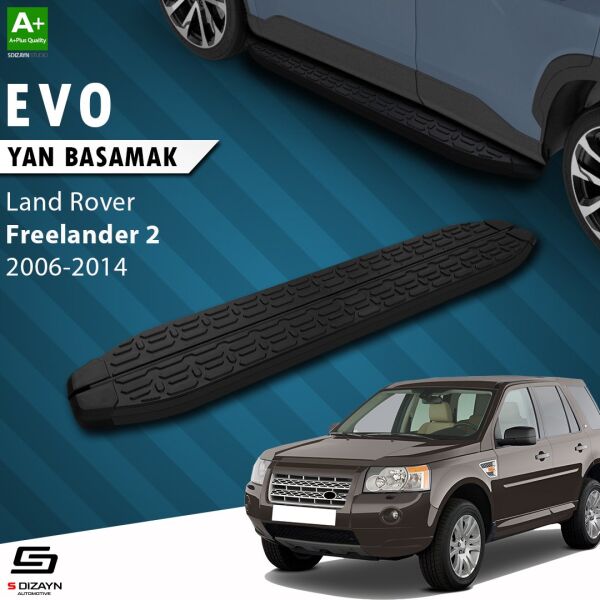 Land Rover Freelander 2 Evo Siyah Yan Basamak 173 Cm 2006-2014 A+ Kalite