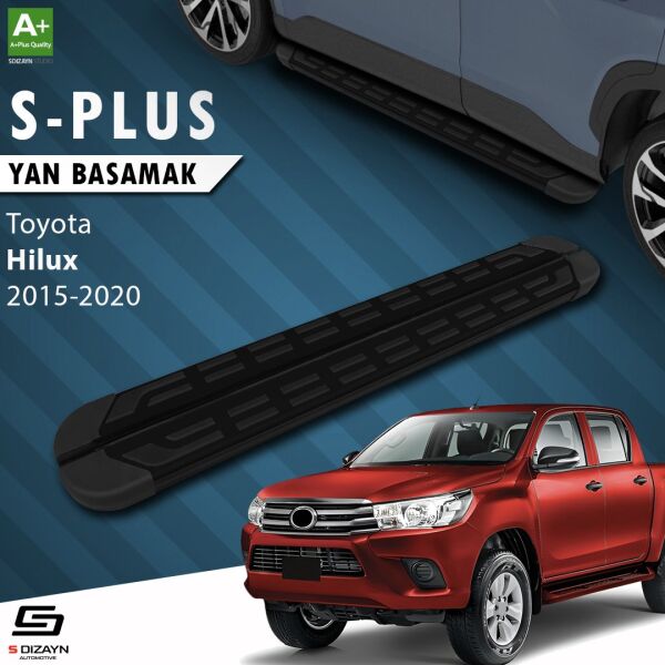 Toyota Hilux 8 S-Plus Siyah Yan Basamak 203 Cm 2015 Üzeri A+ Kalite