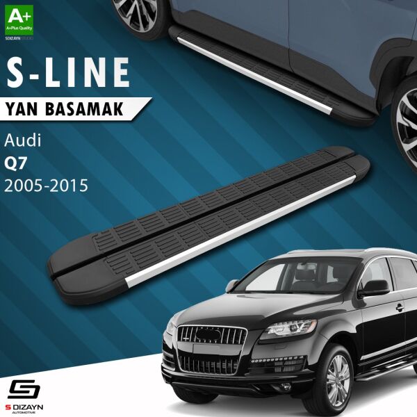 Audi Q7 S-Line Aluminyum Yan Basamak 213 Cm 2005-2015 A+ Kalite