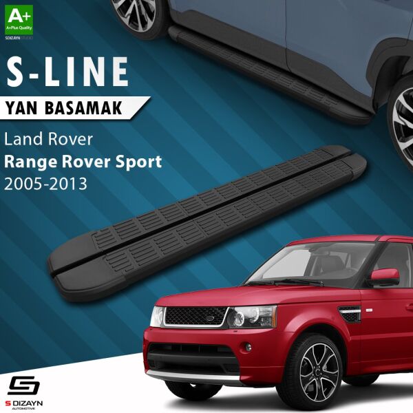 Land Rover Range Rover Sport S-Line Siyah Yan Basamak 183 Cm 2005-2013 A+ Kalite