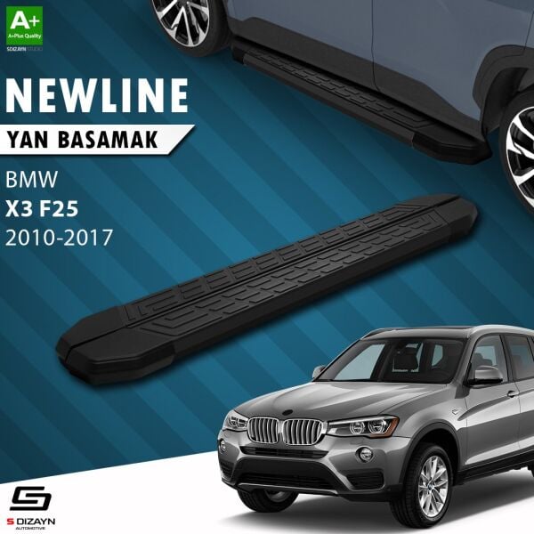 Bmw X3 F25 NewLine Siyah Yan Basamak 193 Cm 2010-2017 A+ Kalite
