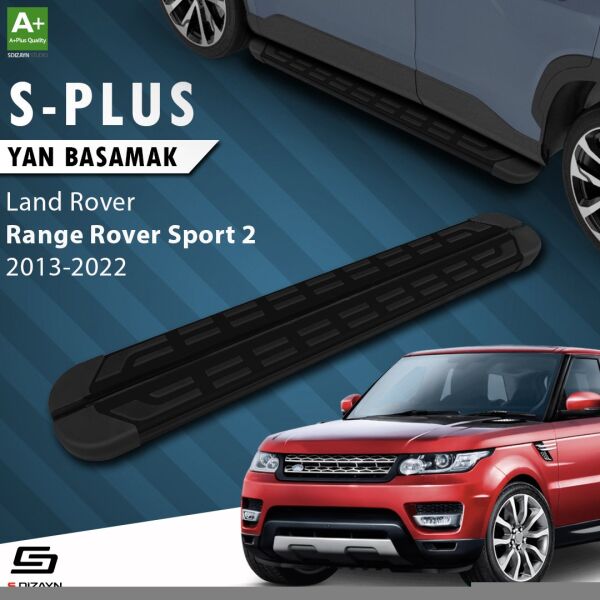 Land Rover Range Rover Sport 2 S-Plus Siyah Yan Basamak 193 Cm 2013-2022 A+ Kalite