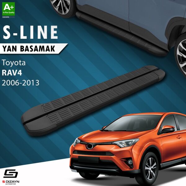 Toyota Rav 4 3 S-Line Siyah Yan Basamak 163 Cm 2006-2013 A+ Kalite