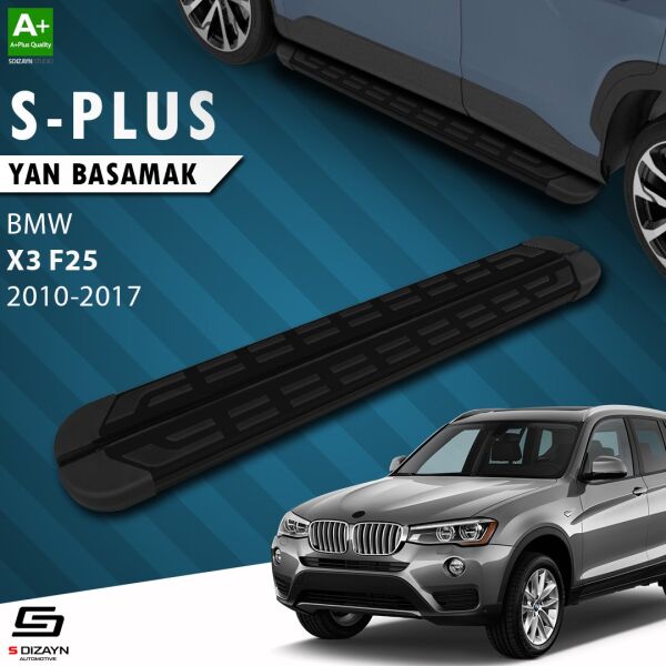 Bmw X3 F25 S-Plus Siyah Yan Basamak 193 Cm 2010-2017 A+ Kalite