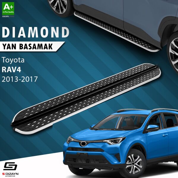 Toyota Rav 4 4 Diamond Krom Yan Basamak 173 Cm 2013-2017 A+ Kalite