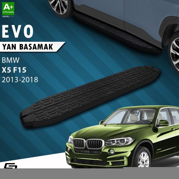 Bmw X5 F15 Evo Siyah Yan Basamak 193 Cm 2013-2018 A+ Kalite