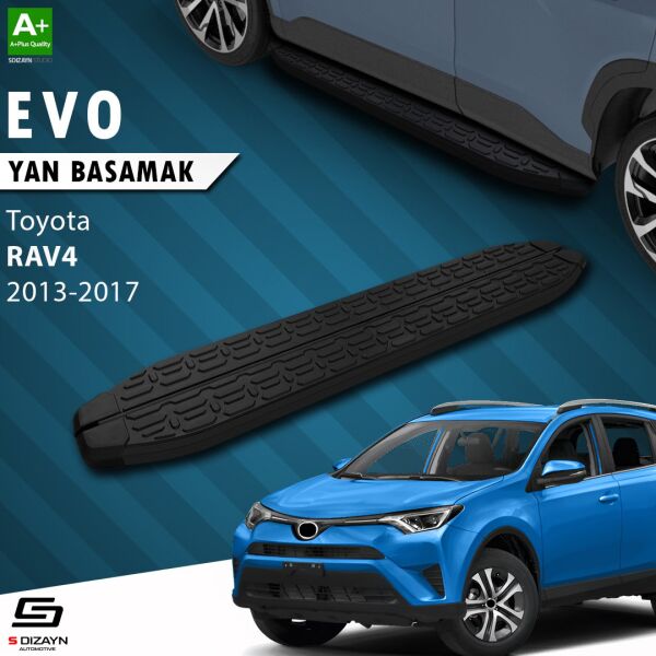 Toyota Rav 4 4 Evo Siyah Yan Basamak 173 Cm 2013-2017 A+ Kalite