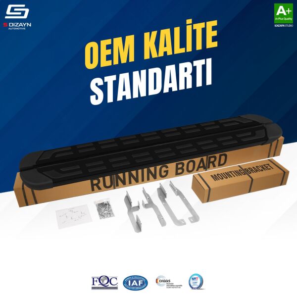 Land Rover Range Rover Vogue 2 S-Plus Siyah Yan Basamak 183 Cm 2002-2012 A+ Kalite