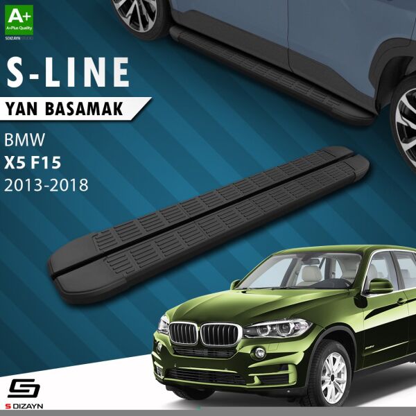 Bmw X5 F15 S-Line Siyah Yan Basamak 193 Cm 2013-2018 A+ Kalite