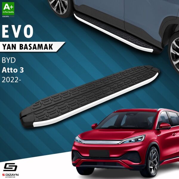 BYD Atto 3 Evo Aluminyum Yan Basamak 193 Cm 2022 Üzeri