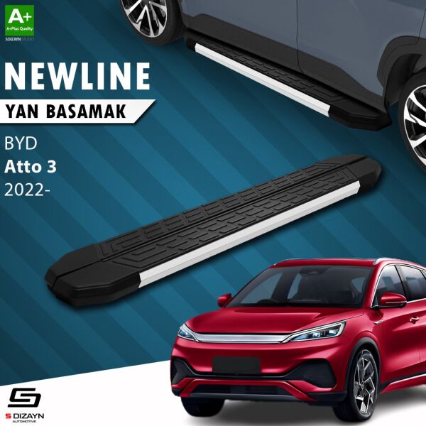 BYD Atto 3 NewLine Aluminyum Yan Basamak 193 Cm 2022 Üzeri