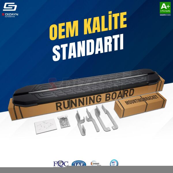 BYD Atto 3 NewLine Siyah Yan Basamak 193 Cm 2022 Üzeri