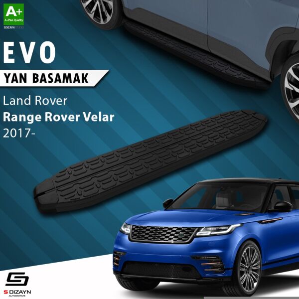 Land Rover Range Rover Velar Evo Siyah Yan Basamak 193 Cm 2017 Üzeri A+ Kalite