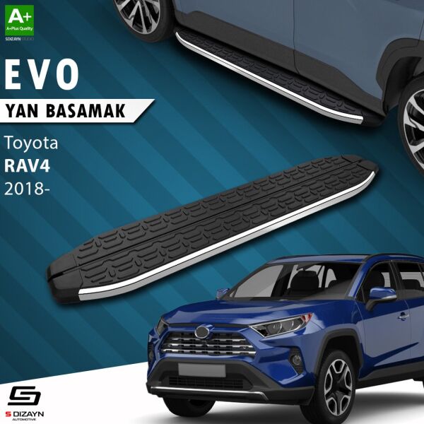 Toyota RAV 4 5 Evo Krom Yan Basamak 173 Cm 2018 Üzeri A+ Kalite