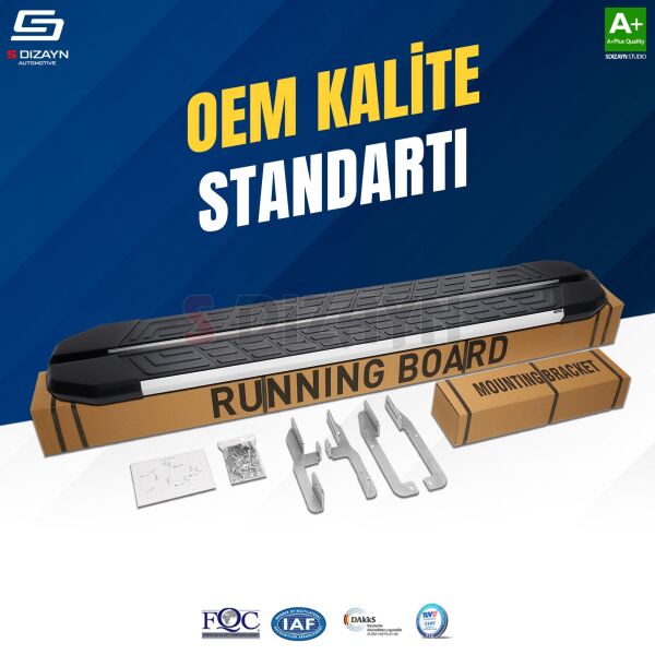 Toyota RAV 4 5 NewLine Aluminyum Yan Basamak 173 Cm 2018 Üzeri A+ Kalite