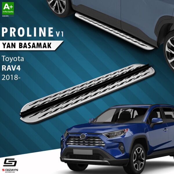 Toyota RAV 4 5 OEM Still Pro V2 Aluminyum Yan Basamak 173 Cm 2018 Üzeri A+ Kalite