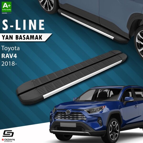 Toyota RAV 4 5 S-Line Aluminyum Yan Basamak 173 Cm 2018 Üzeri A+ Kalite