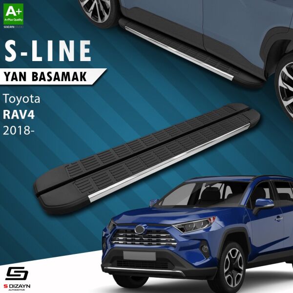 Toyota RAV 4 5 S-Line Krom Yan Basamak 173 Cm 2018 Üzeri A+ Kalite