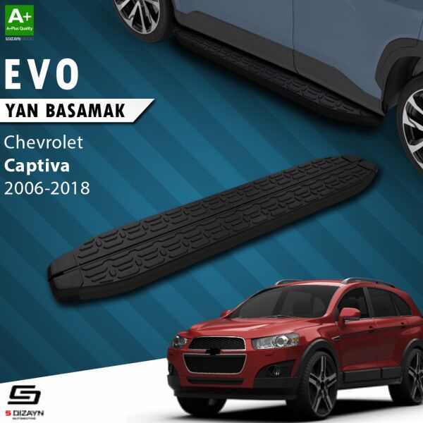 Chevrolet Captiva Evo Siyah Yan Basamak 183 Cm 2006-2018 A+ Kalite
