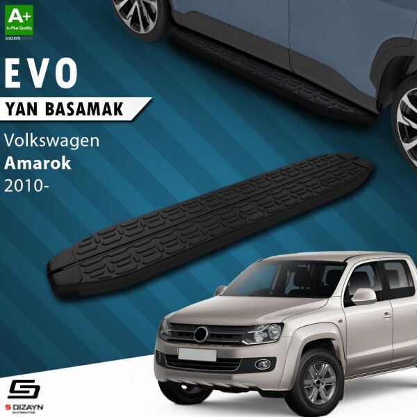 VW Amarok Evo Siyah Yan Basamak 203 Cm 2010-2023 A+ Kalite