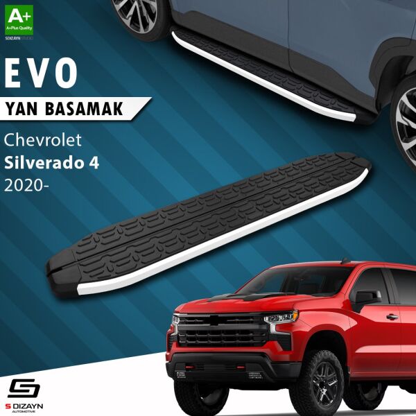 Chevrolet Silverado 4 Evo Aluminyum Yan Basamak 213 Cm 2020 Üzeri A+ Kalite