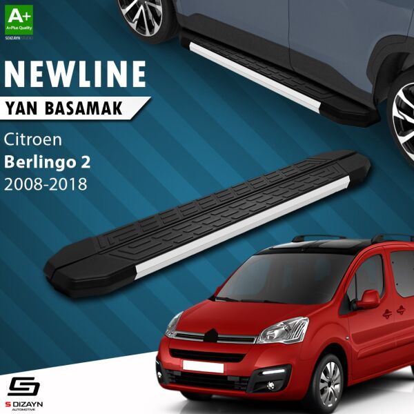 Citroen Berlingo 2 NewLine Aluminyum Yan Basamak 193 Cm 2008-2018 A+ Kalite