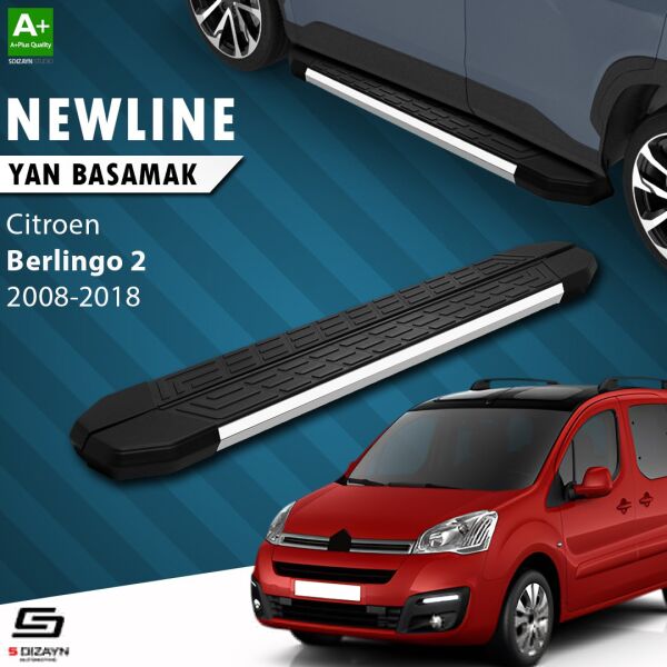 Citroen Berlingo 2 NewLine Krom Yan Basamak 193 Cm 2008-2018 A+ Kalite