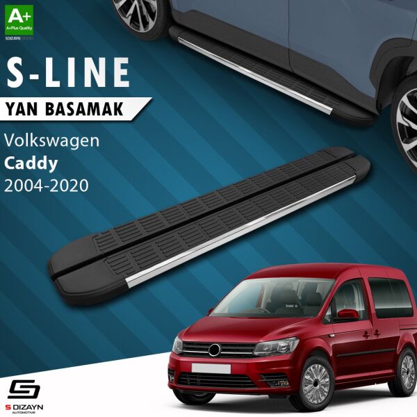 VW Caddy 3 Uzun Şase S-Line Krom Yan Basamak 223 Cm 2004-2020 A+ Kalite