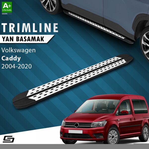 VW Caddy 3 Uzun Şase TrimLine Gri Yan Basamak 225 Cm 2004-2020 A+ Kalite