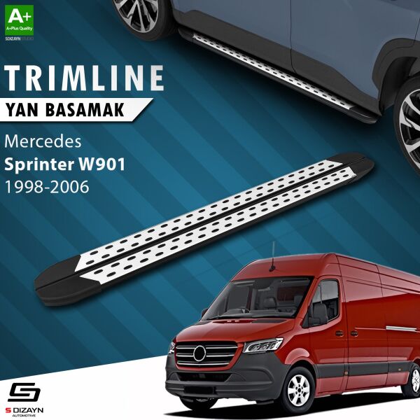 Mercedes Sprinter W901 Orta Şase TrimLine Gri Yan Basamak 270 Cm 1998-2006 A+ Kalite