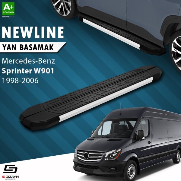Mercedes Sprinter W901 Uzun Şase NewLine Aluminyum Yan Basamak 313 Cm 1998-2006 A+ Kalite