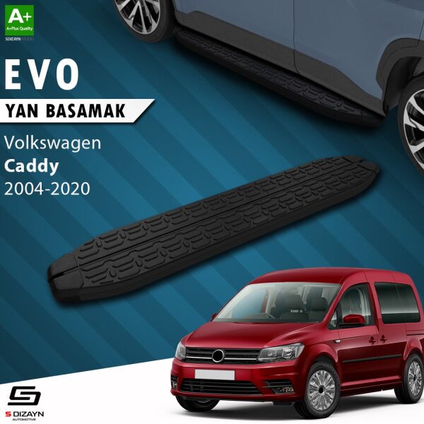 VW Caddy 3 Evo Siyah Yan Basamak 193 Cm 2004-2020 A+ Kalite