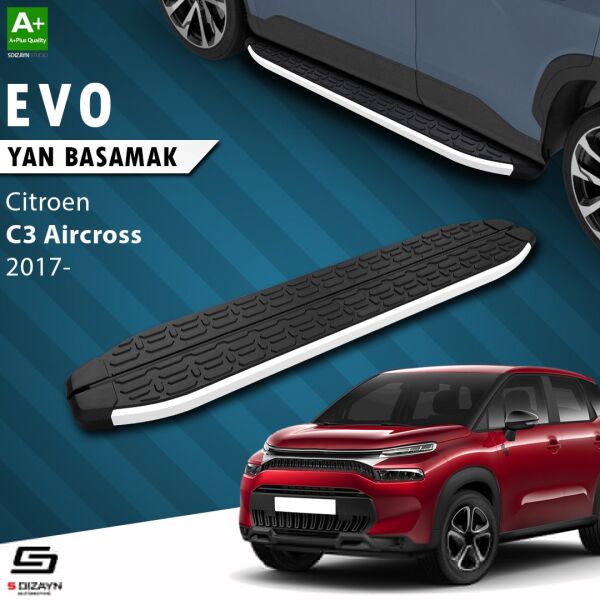 Citroen C3 Aircross Evo Aluminyum Yan Basamak 183 Cm 2017 Üzeri A+ Kalite
