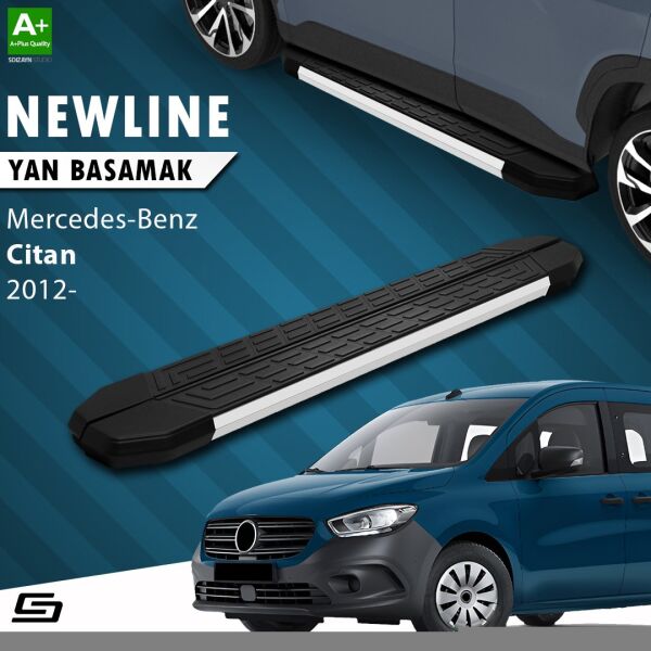 Mercedes Citan NewLine Aluminyum Yan Basamak 193 Cm 2012-2021 A+ Kalite